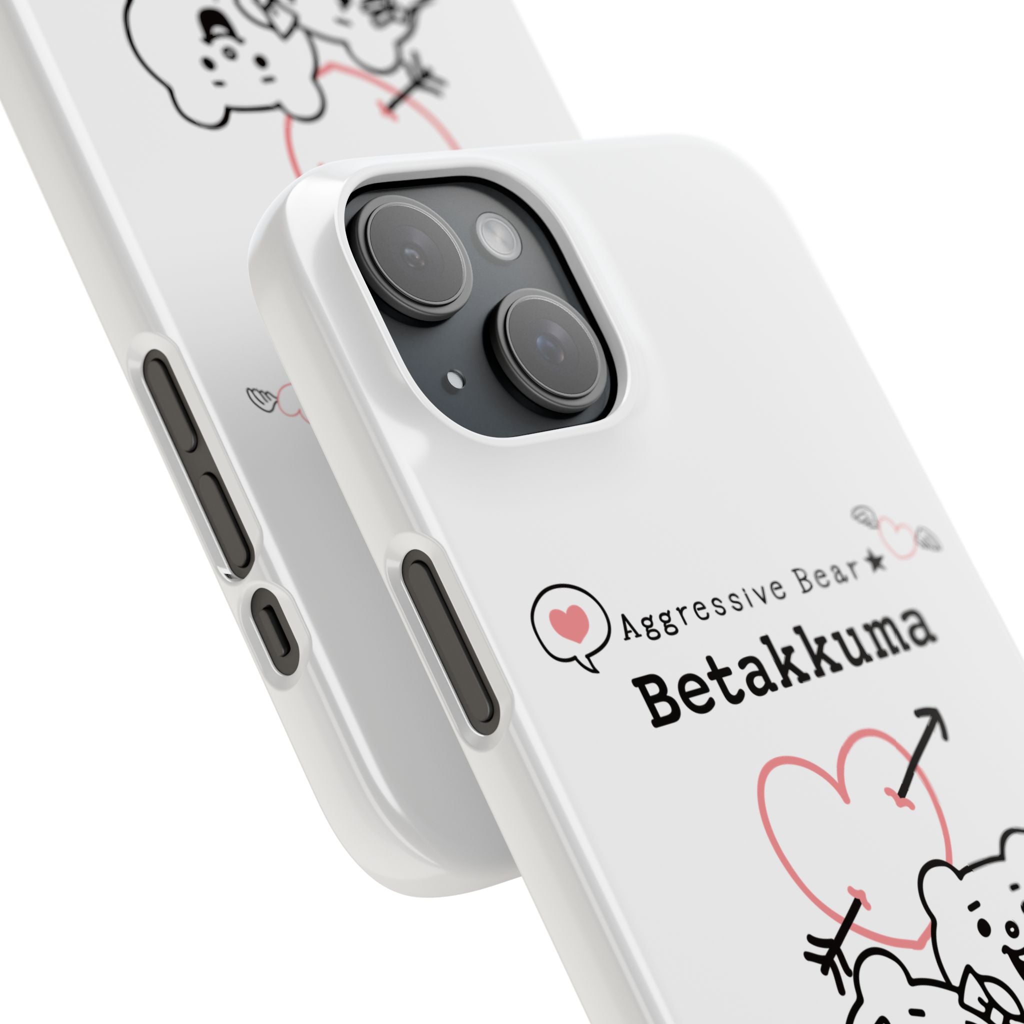 Betakkuma Arrow Heart Phone Case